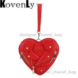 Shoulder Bags Top Brand Heart Shape Shoulder Bags For Women Fashion Coat Design Luxury Bags Leather Solid Color Fashion Crossbody Handbag T240123