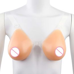 Costume Accessories Hot Selling Silicone Artificial Beautiful Breast Forms Shemale Crossdresser Favorite False Boobs 400-1600g