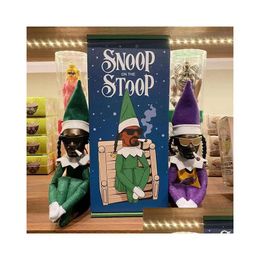 Christmas Decorations Snoop On A Stoop Christmas Elf Doll Spy Bent Home Decorati Year Gift Toy Drop Delivery Home Garden Festive Party Dhu3T