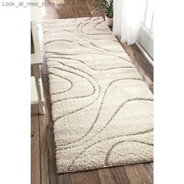 Carpet Rugs Living Room Carpet Modern Shag Runner Rug Cream Free Shipping Home Decorations Carpet for Rooms Decor Carpets Floor Textile Q240123