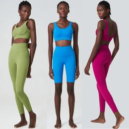 23 Pieces Fitness Yoga Set Women Solid Colour Lycra Workout Gym Suit Breathable Quick Dry Running Sportswear Pilates Clothing 240122