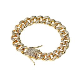 bracelet necklace mossanite High Quality Factory Direct Sale 925 Sterling Silver Gold Plated Moissanite Cuban Link Bracelet