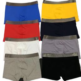 8 Colour Boxer Men Brand Luxury Cotton Youth Breathable Sports Underwear Personality Men's Briefs Sexy Man Underpants SXL 240118