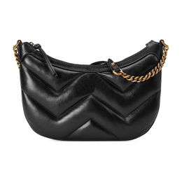 Fashion Shoulder Bag Outdoor Women's Underarm Bag Interwoven Metal Letter Logo Quilted V-shaped Design Leather Handbag With Box