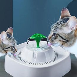 Feeders Cat Water Dispenser 1.3L Capacity Tank Universal USB Doublelayer Automatic Circulation Cat Drinking Water Artefact Pet Supplies