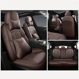 Car Seat Covers Luxury Custom Full Set For F11 2010 2011 2012 2013 2014 2024 Leather Interior Auto Protector