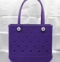 Waterproof Woman Eva Tote Large Shopping Basket Bags Washable Beach Silicone