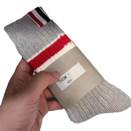 Designer Men's Socks Designer long socks sports college style sole printed socks black, white, gray, 3-color knitted socks knitted striped socks 3pairslot unisex FAO1