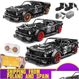 Novelty Items Items 20102 Technic Car 1965 Fords Mustang Hoonicorn V2 18 Compatible With Moc22970 Muscle Building Blocks Kids Toys Dro Dhp5A