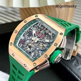 RM Wrist Watch Richards Milles Wristwatch RM011-FM Series Rm011 Le Mans Limited Edition Rose Gold