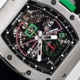 RM Wrist Watch Richardmill Wristwatch Rm11-01 Mancini Limited Edition Unique Ball Game Chronometer Titanium RM1101