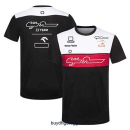 Men's and Women's New T-shirts Formula One F1 Polo Clothing Top Season Racing Suit Lapel Clothes Team Overalls Short-sleeved V3g7