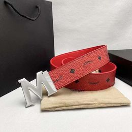 Belts for men designer belt women belt standard width belt brand man woman genuine leather belt ceinture printing belt luxury designer buckle belt size uomo with box