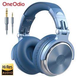 Headsets Oneodio Pro 10 Wired DJ Headphones Bass Stereo Gaming Headset With Microphone For Phone Studio Monitor Headphone For Recording J240123