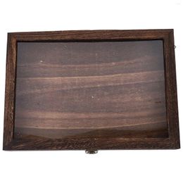 Frames Vintage Specimen Box Frame Case Wood Showcase Butterflies Display Container Wooden Holder