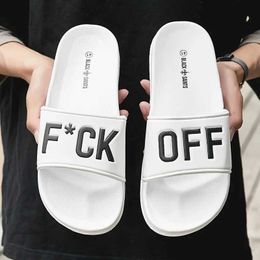 Beach shoes Summer Men 2023 Slippers Beach Shoes The Trend of Personalized Flip-flop Sandals Fashion Flip Flops Non-slip Shoes 240122