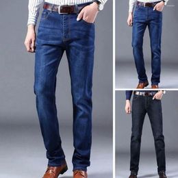 Men's Jeans Chic Men Summer Tear-resistant Elastic Streetwear Denim Trousers Spring