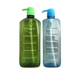 Clear press type detergent bottle Custom Packaging