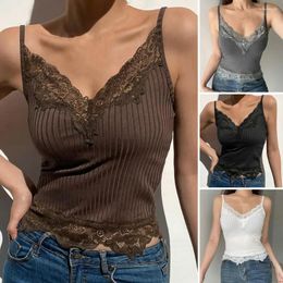 Camisoles & Tanks Trendy Sling Tank Top Pullover Comfortable Casual Camisole Vest Ladies Underwaist Solid Color Shirt Women Clothing