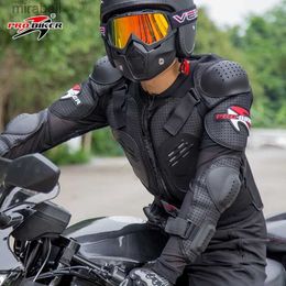 Women's Jackets Men Women Motorcycle Rider Armour Safety Jacket Moto Motorbike Riding Racing Driving Anti-impact Full Body Protective Gear HX-P13 YQ240123