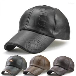 Ball Caps Men Leather Baseball Cap Fashion Sports Army Military Hat Man British Vintage Cowhide Trucker Hats