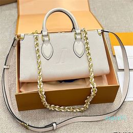 Chain Shoulder Bag Women Crossbody Purse Designer Handbag Fashion Letter Print Leather Detachable Heart Buckle Shoulder Strap