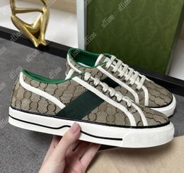 Designer Tennis 1977 Sneakers Luxus Canvas Schuhe Beige Blau gewaschener Jacquard Denim Schuh Ace Gummisohle bestickt Vintage Casual Sneaker