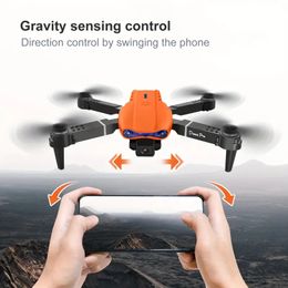 E99 Pro Drone With HD Camera, WiFi FPV HD Dual Foldable RC Quadcopter Altitude Hold, Remote Control Toys For Beginners