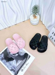 New kids slippers summer Letter logo hollow out design baby shoes sizes 26-35 Including shoe box designer boys girls Sandals Jan20