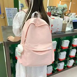 School Bags Women's Backpack Large Female Rucksack Canvas Backpacks For Teenagers Girls 2024 Middle Class Bag Bagpack Mochila