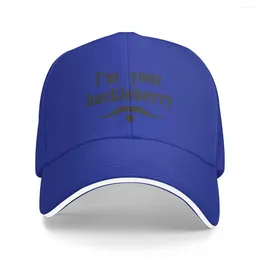 Ball Caps I'm Your Huckleberry Baseball Cap Horse Hat Trucker Hats Luxury Man Ladies Men'S