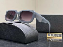 Sunglasses New Riding Polarised Sunglass Fashion Sports Sunglasses cycling Beach Sunglass for men Women with box 6100