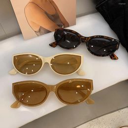 Sunglasses Fashion Vintage Oval Frame UV400 Sun Shades Women Retro Full Outdoor Travel Sweet Style Trendy Glasses