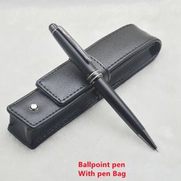 high quality Matte Black 163 Roller ball pen / Ballpoint pen / Fountain pen school office stationery business Write ball pens Optional pen bag