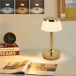 Desk Lamps Rechargeable Dimmable Touch Sensor Bedside Bedroom Night Light Wireless Lighting LED Table Lamp for Living Room Desks Nightstand YQ240123