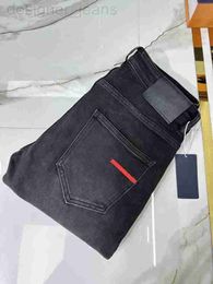 Men's Jeans designer 2023 new autumn and winter mens jeans comfortable stretch cotton blended pencil pants luxury brand top SG9W YQE9