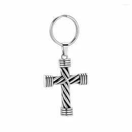 Keychains Vintage Cremation Urn Keyring Stainless Steel Memorial Keepsake For Human/Pet Ashes Locket Pendant Chain