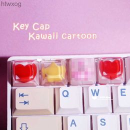 Keyboards Stereo Resin Mechanical Keyboard Key Cap kawaii Handmade Three-dimensional Personality Design Game Key Cap ESC Artisan Keycap YQ240123