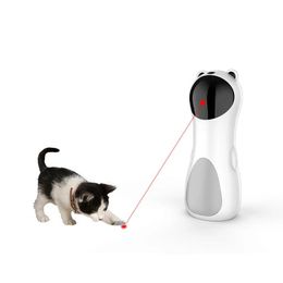 Scratchers Automatic Cat Toys Interactive Smart Teasing Pet LED Laser Funny Handheld Mode Electronic Pet for Cats Laserlampje Kitten Toy