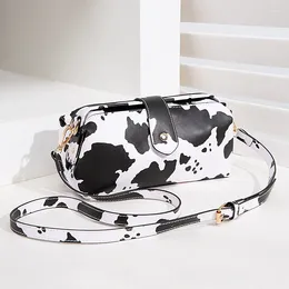 Evening Bags High Capacity Shoulder Bag Women Brand Designer Totes Soft Leather Luxury Handbags For Ladies Cow Pattern Clip