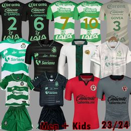 2023 2024 Santos Laguna O. CAMPOS GOVEA F. TORRES MUNOZ DORIA CORREA Soccer Jerseys 23 24 Tijuana de Xolos MANOTAS Martinez Football Shirts Mean Kids Kit Uniforms