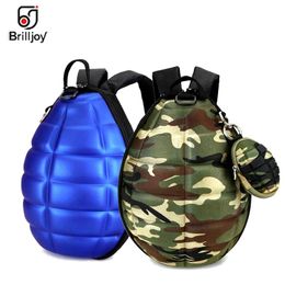 Bags Brilljoy Children Backpack Mochila Feminina Brand Designer Creative cartoon Camouflage Leisure Mini Backpack School Bag Rucksack