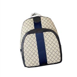 2023Men's and women's backpack designer design vintage pattern backpack classic schoolbag286e