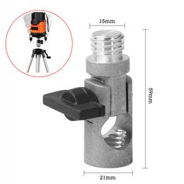 1pcs Tilt Slash 5/8'' thread 360 degrees Angle Tripod Rotary Laser Levels Dual Slope Adjustment Bracket Rod Tiltable Adapter