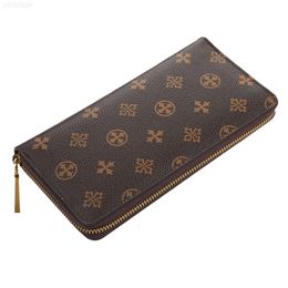 Ladies Wallet Korean Multi-card Mid-length Clutch Bag Old Pattern Large Capacity Zip Bag