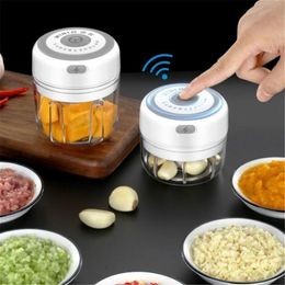 accessories Mini Electric Meat Grinder Garlic Vegetable Pumpkin Presses Cutter Grinder Beater Baby Food Chopping Hine Supplement Crusher