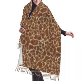 Scarves GIRAFFE Women Sacrf Brand Cashmere Winter Scarf Animal Designer Spring Blanket Ladies Drop