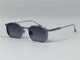 Neue Modedesign quadratische Sonnenbrille Samuel Metall Rechteckig -Rahmen Einfacher und eleganter Stil High -End -UV400 -Schutzbrille im Freien im Freien