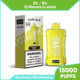 Factory Wholesale Price Puff Bar 15K Smoke Ecigaertte 15000 Puffs Vapes Refilled 20ml Vape Jucie 20mg 50mg Strength E Liquid Pod Device