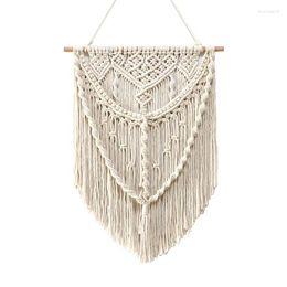 Tapestries Macrame Wall Hanging Tapestry Decor Handmade Cotton Woven Bohemian Home Backdrop Decoration